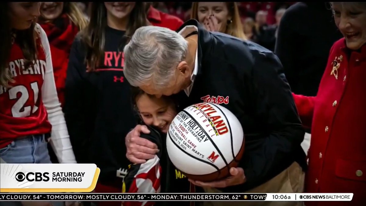 Johnny Holliday has been an icon in sports as well as a source of hope and comfort for all those around him. Scott MacFarlane of CBS Saturday Morning profiles the legendary Voice of the Terps and how his career has impacted so many.