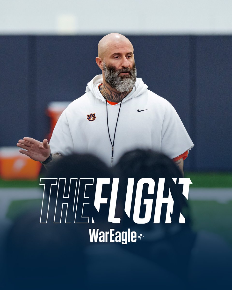 “From the moment they walk in, it’s a straight battle.” ⚔️ Get ready for spring ball with a special episode of The Flight, Monday night on WarEagle+. 🦅