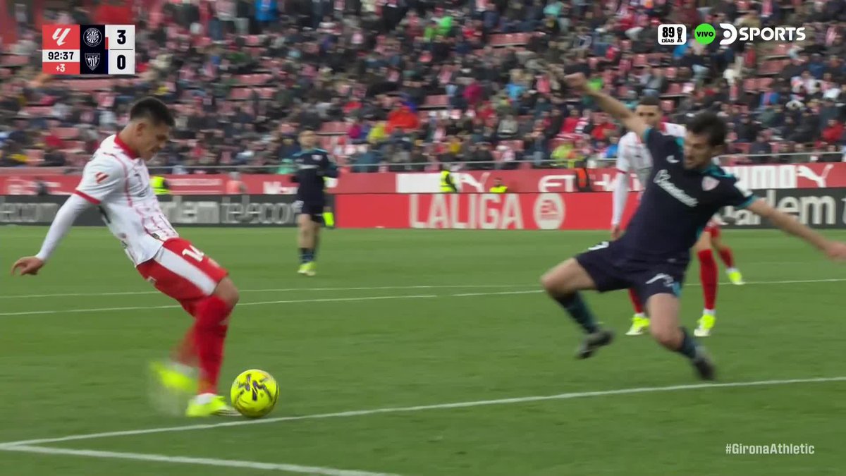 ‼️🇦🇷 DIABLITO ECHEVERRI CONVIRTIÓ SU PRIMER GOL CON EL GIRONA PARA EL 3-0 VS ATHLETIC CLUB.