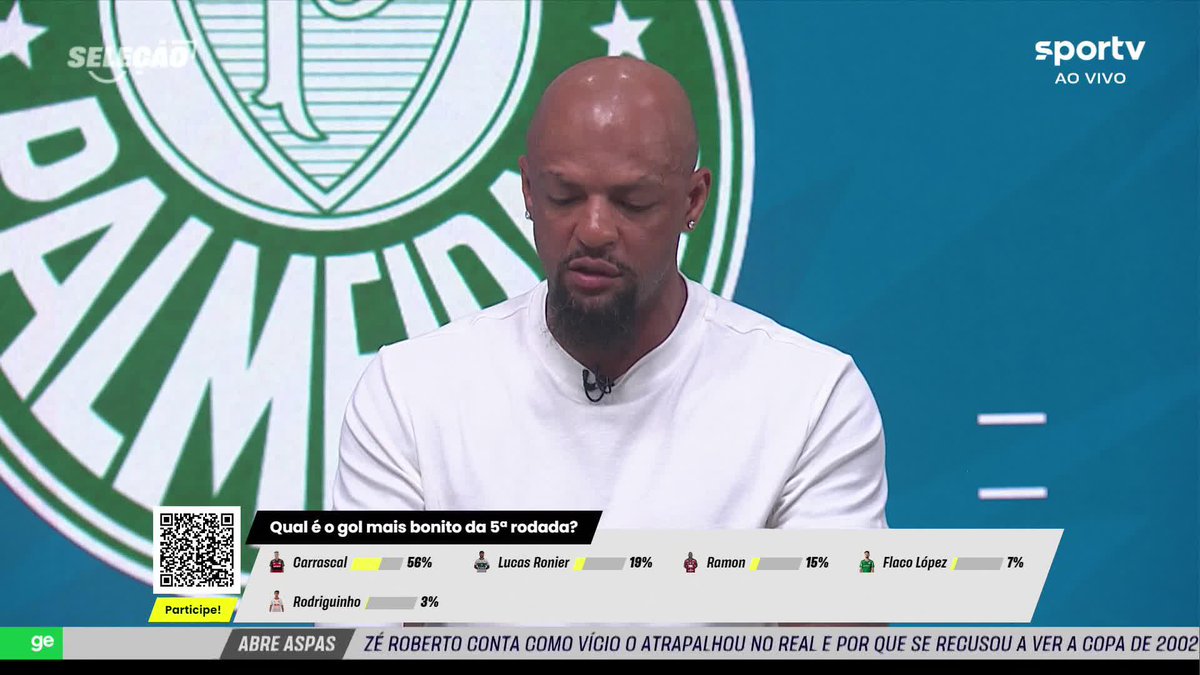 “Eu defendo muito o Palmeiras, mas me incomoda bastante o Palmeiras sempre ter uma desculpa para a derrota ao invés de assumir. Quando vence, não tem reclamação. O Palmeiras é gigante e não precisa disso.” 🎙️ Felipe Melo. 🎥 sportv | ge