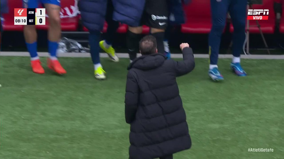 La reacción del Cholo Simeone al golazo de Nahuel Molina lo dice todo. 😮‍💨🇦🇷
