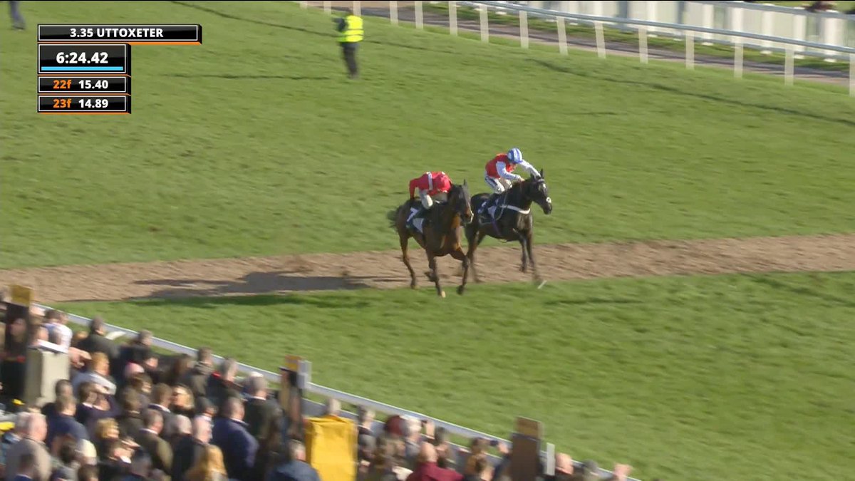 As cool as you like by Harry Skelton! 😎 Kykorock wins the JenningsBet Novices' Handicap Chase #ITVRacing | Harry Skelton | Dan Skelton Racing