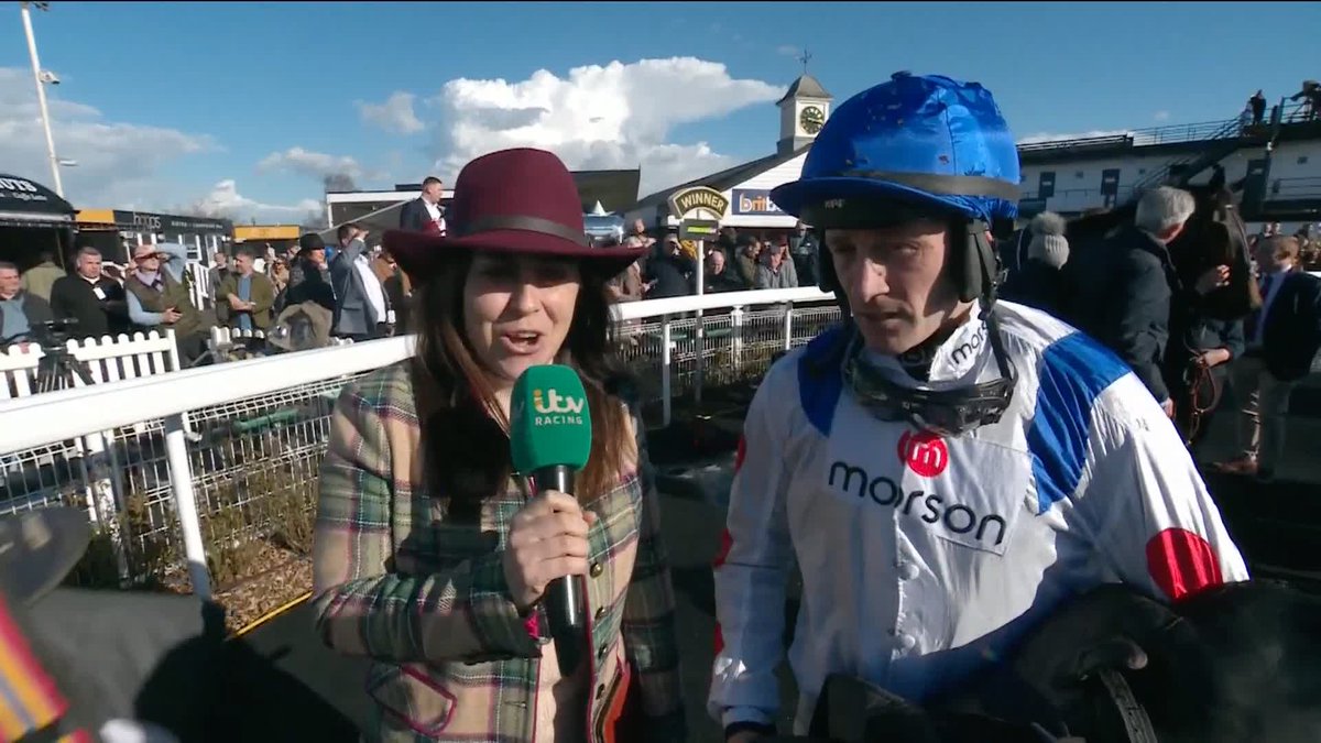 🗣"I was just doing as I was told, the extra trip would help and and as normal, he was right" Sam Twiston-Davies on Issac Des Obeaux's win in the Midlands Grand National! #ITVRacing.| Sam Twiston-Davies | Sally Ann Grassick