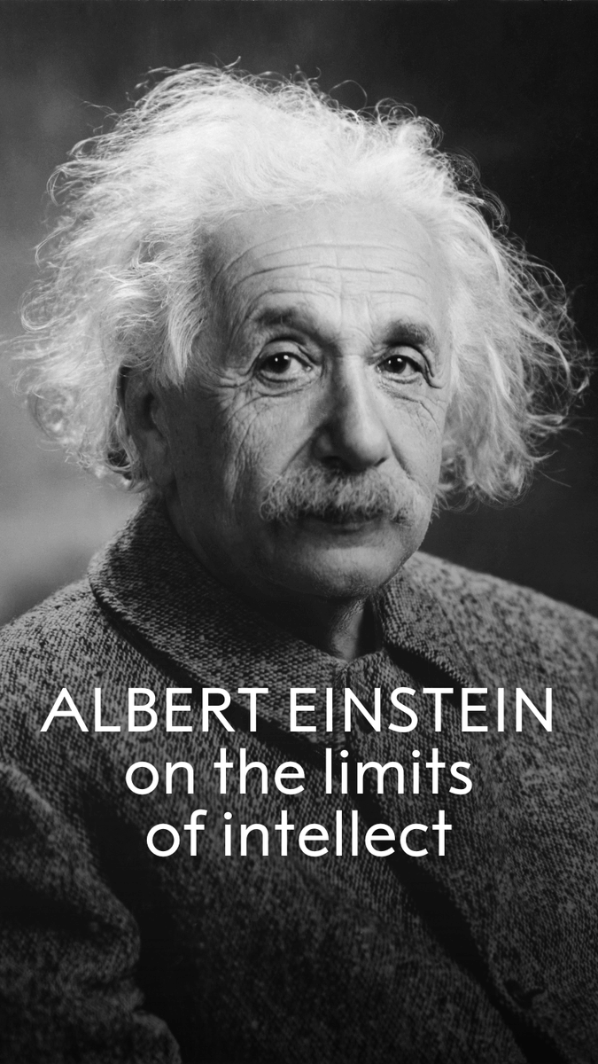 "The intellect has a sharp eye for methods and tools, but is blind to ends and values." Listen to these words spoken by Albert Einstein at a fundraiser organised by The United Jewish Appeal on 11 April 1943. Learn more about his life: