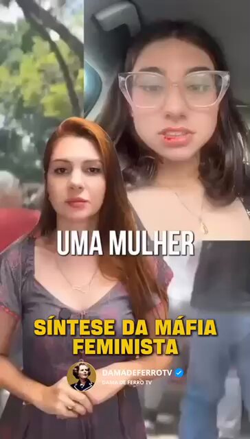 Síntese da máfia feminista: ser linha auxiliar de movimentos totalitários em troca de obter legislação que possa ser usada contra homens, cuja masculinidade odeiam (o núcleo ideológico do feminismo é composto de lésbicas misândricas e de mulheres que tem pavor e inveja da masculinidade). Vereadora de direita, Eduarda Campopiano, é agredida com um soco na boca por um feministo e tem seu celular roubado (pois utilizada violência, conforme artigo 457 do Código Penal Brasileiro). Nesses casos, não há histeria midiática e das tais “bancadas feministas” ante violência real contra mulher (e não as delirantes violência psicológica, vicária, processual). Nesses casos, essa gente vira a chavinha, e a violência contra a mulher passa a ser justificada por outro clichê, de “não tem conversa com fascistas”. E aqui temos dois crimes, registrados e indiscutíveis: - lesão corporal dolosa (artigo 129 do CPB) e - roubo (artigo 157 do CPB, ou no mínimo furto) mais que suficiente para o ministério público agir. Se não o fizer, será prevaricação.