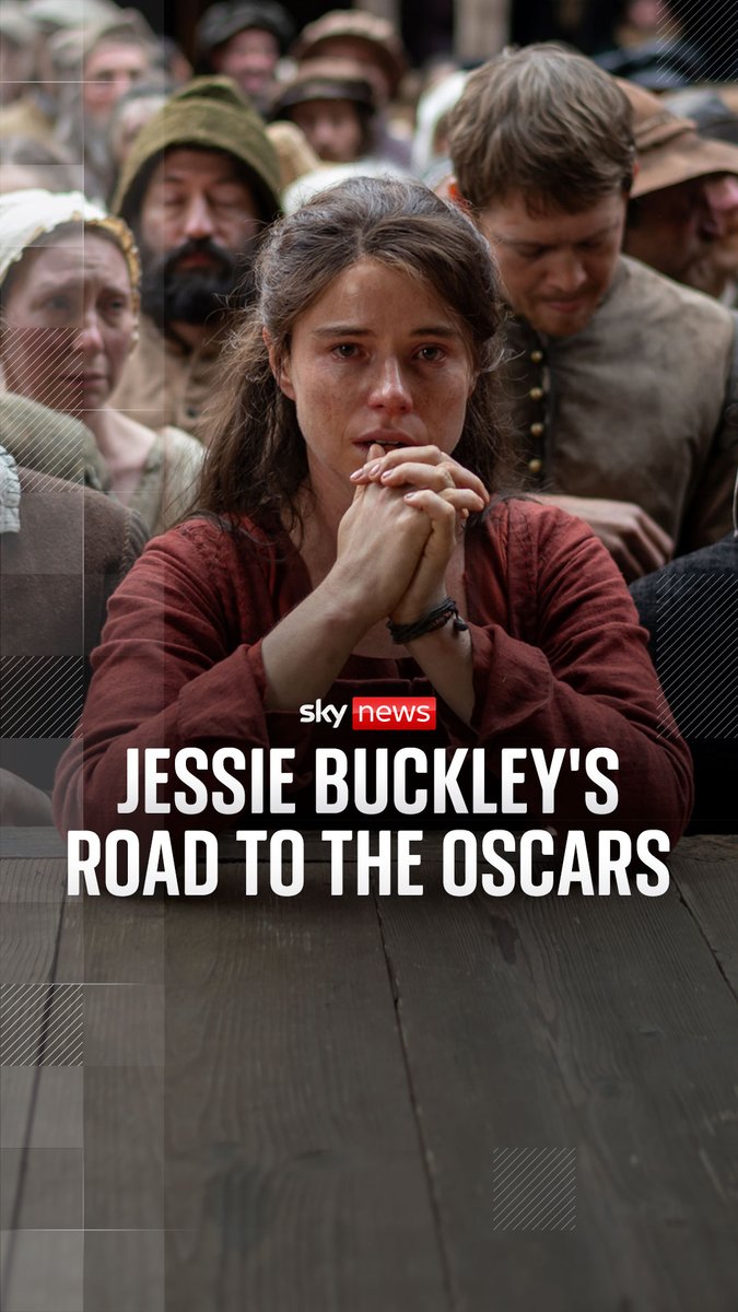 Ahead of the Oscars on Sunday, Irish actress Jessie Buckley is the favourite to win the award for best actress. Sky's arts and entertainment correspondent Katie Spencer takes a look back at her rise to fame ⬇️ Read more 🔗