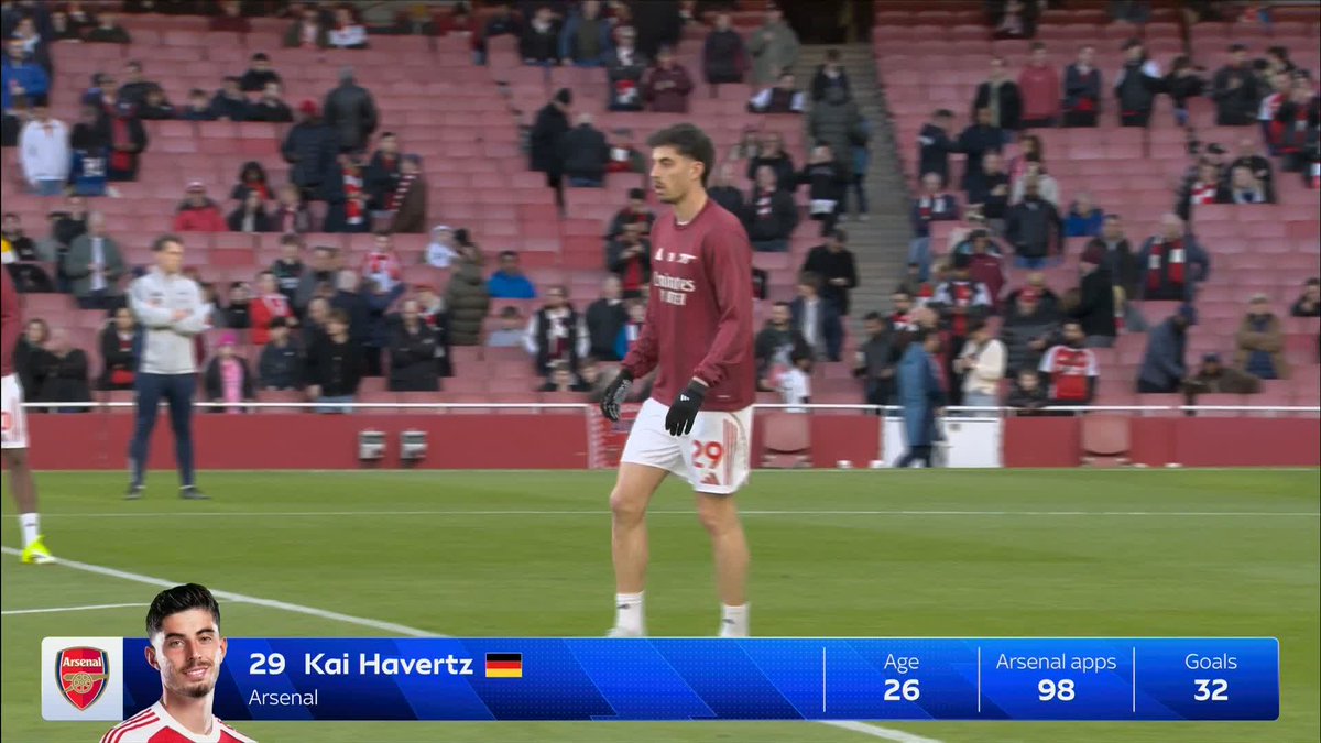 "He makes his teammates better!" Kai Havertz is in the Arsenal XI at home to Everton 💪