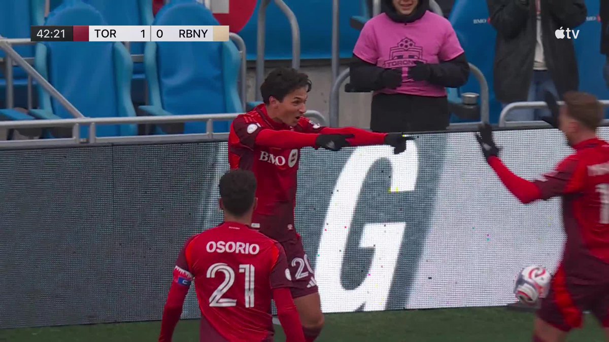 Gavran ➡️ Mihailovic ➡️ Sallói 😱 Toronto capitalizes on the restart to go from one end to the other!
