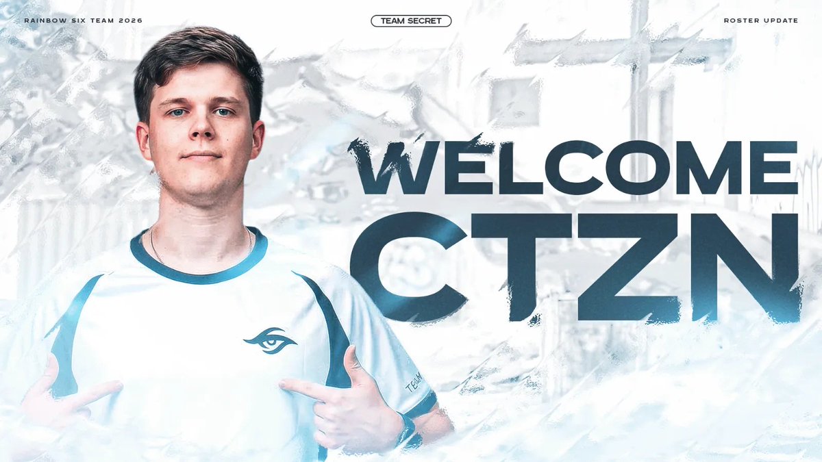 A new chapter begins for our Rainbow 6 squad. Welcome to the squad, CTZN 👑