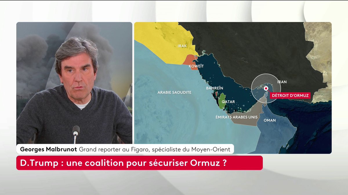 🔴 Détroit d’Ormuz : "Sécuriser ce détroit face à l’Iran est extrêmement compliqué, c’est un véritable piège militaire", estime Georges Malbrunot, grand reporter au Figaro, spécialiste du Moyen-Orient. #ToutEstPolitique #canal16
