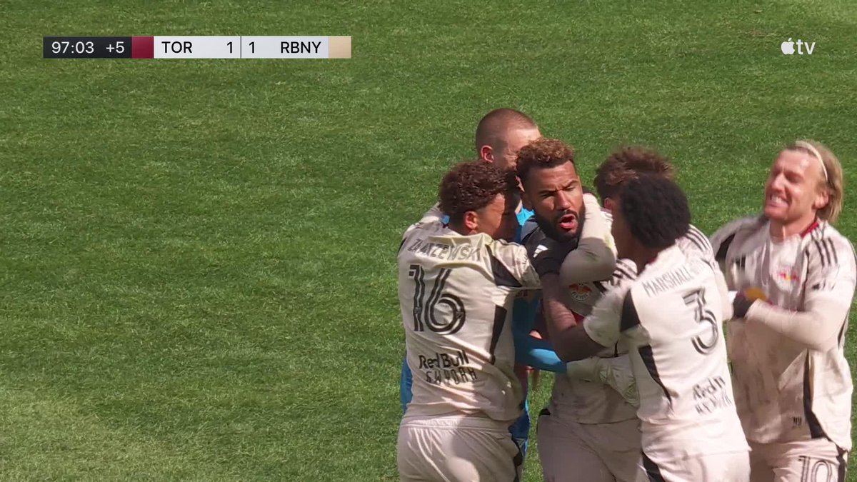 CHOUPO-MOTING AT THE DEATH 🔥 He finds the LATE equalizer for the Red Bull New York ⚖️ (Via Major League Soccer)