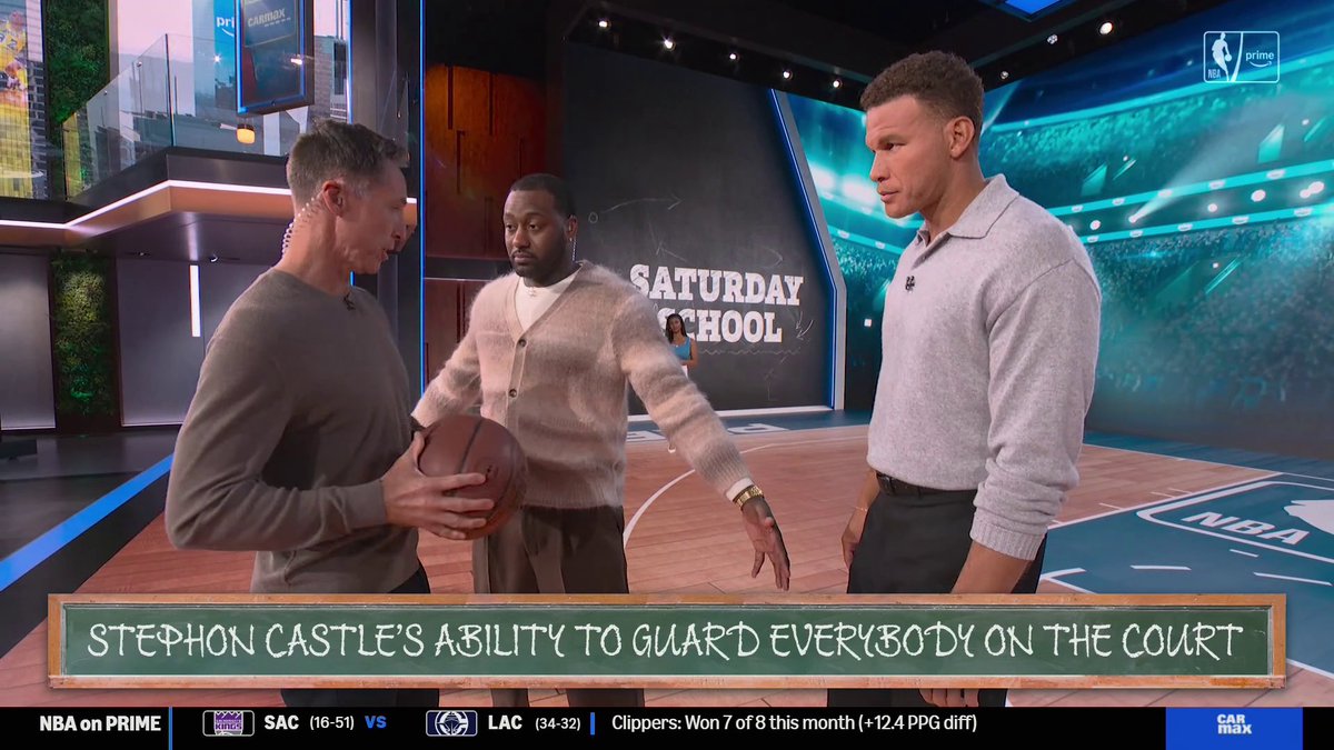 Back with another edition of Saturday School 📓 Professor John Wall demonstrates how Stephon Castle has been such threat on defense 👨‍🏫