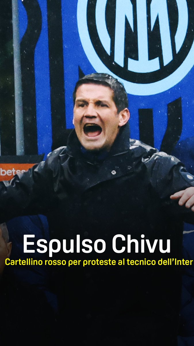 Il gol di Krstovic scatena l'ira di Chivu 😡 Espulso l'allenatore dell'Inter 🟥 #InterAtalanta #SerieAEnilive #DAZN