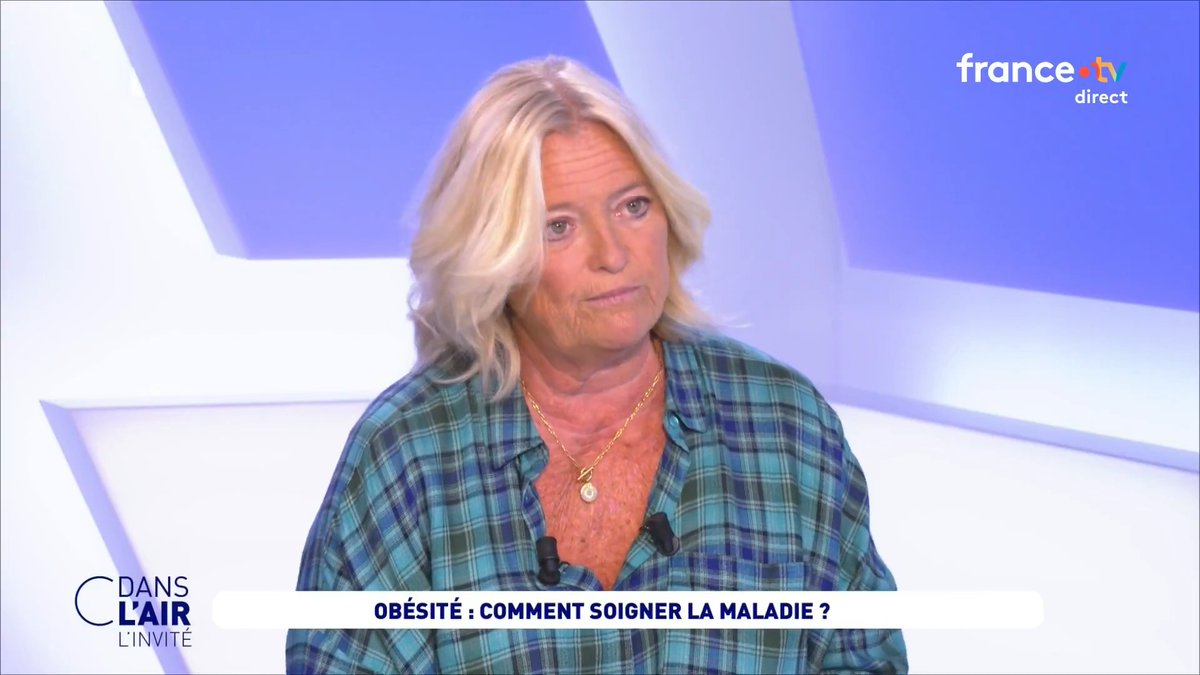 "On voudrait arriver à faire comprendre à la population que l'obésité n'est pas un manque de volonté, mais une maladie chronique et incurable à composante génétique." La médecin et journaliste Marina Carrère d'Encausse, invitée dans #cdanslair