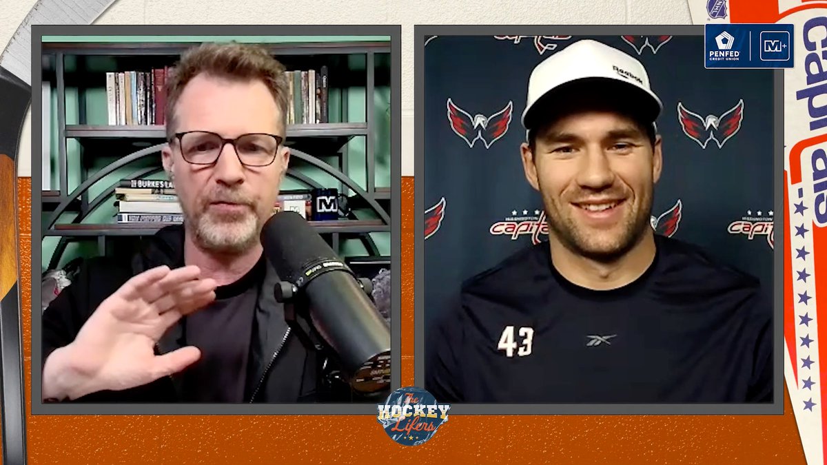 Drop your favorite hockey books 📚 in the comments 👇 Tom Wilson shares his favorite — and it comes with some family ties! Jeff Marek | PenFed Credit Union's The Hockey Lifers