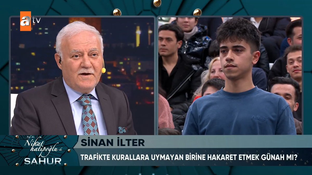 Soru: Trafikte kurallara uymayan birine hakaret etmek günah mıdır? Nihat Hatipoğlu: Bazı şeyleri hak ediyor ama yine de küfür etmemek lazım.
