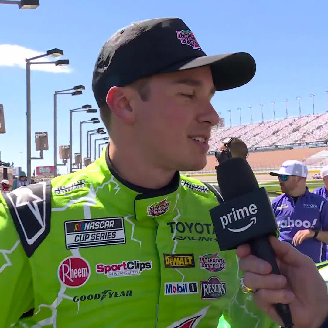 Having fun out there, Christopher Bell!