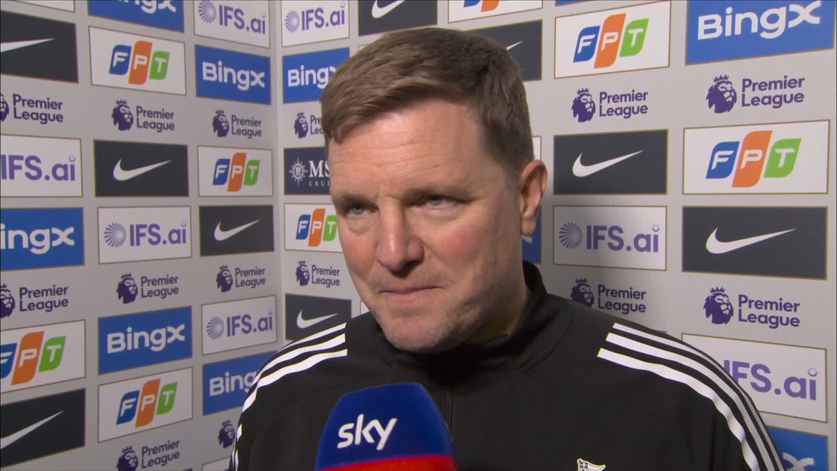 "The amount of times we've been hurt this season, we more than deserved it!" 🙌 Eddie Howe on Newcastle's win at Chelsea.