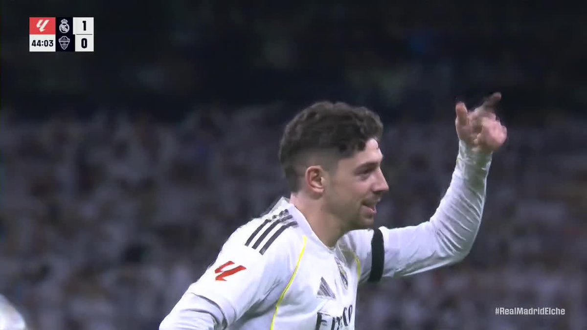 FEDE VALVERDE AT IT AGAIN! A UCL HAT TRICK ON WEDNESDAY AND ANOTHER STUNNER TODAY 🔥