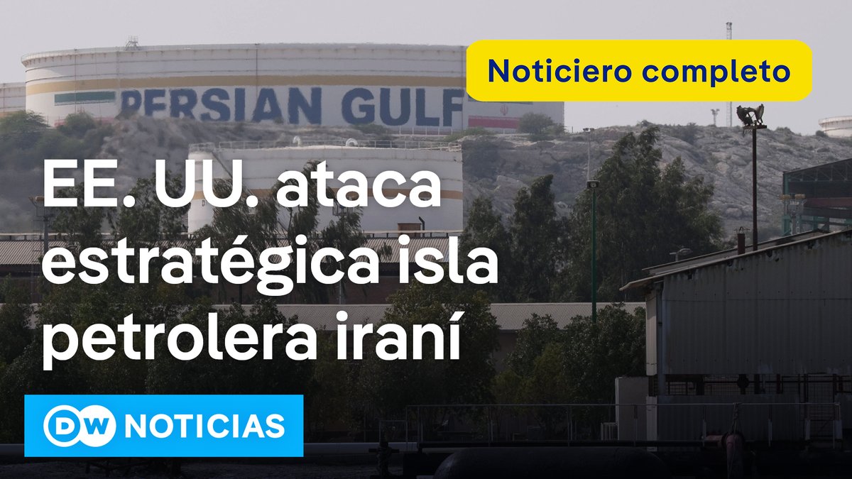 🔴DW Noticias 14 de marzo: EE. UU. ataca Jark, por donde pasa el 90% del petróleo exportado de Irán Washington ha lanzado un ataque aéreo sobre la isla de Jark, clave para las exportaciones de petróleo de Irán. Más de 90 objetivos militares fueron destruidos, según las autoridades estadounidenses, pero las instalaciones petroleras permanecen intactas. Donald Trump advirtió, eso sí, que reconsiderará su postura si Irán u otros países interfieren con el libre paso por el estrecho de Ormuz.