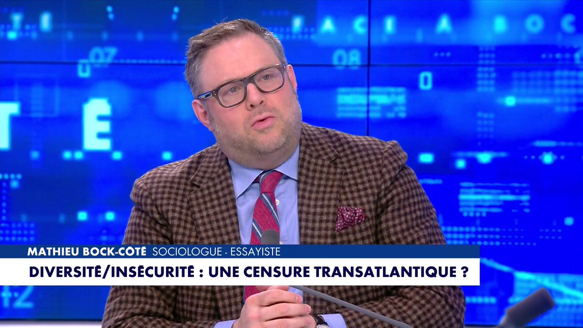 «Diversité/insécurité : une censure transatlantique ?» : l'édito de Mathieu Bock-Côté dans #FaceaBockCote
