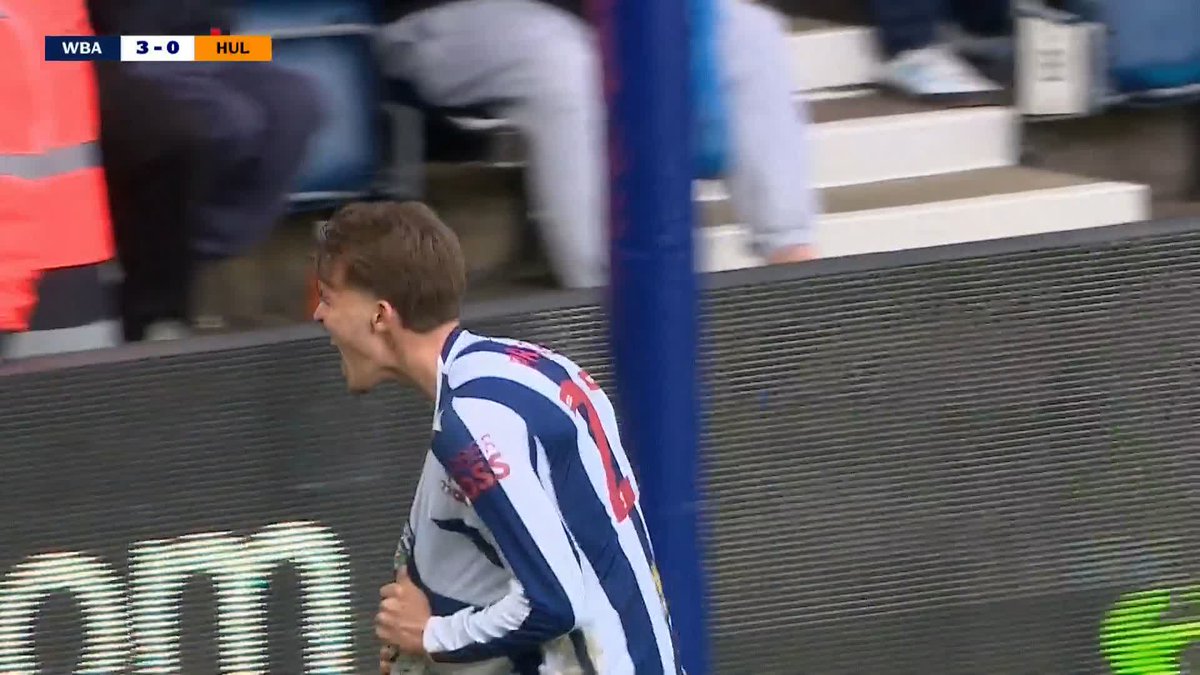 West Brom beat Hull 3-0 to pick up their first Championship win since late December 2025 🙌 #ITVFootball | EFL