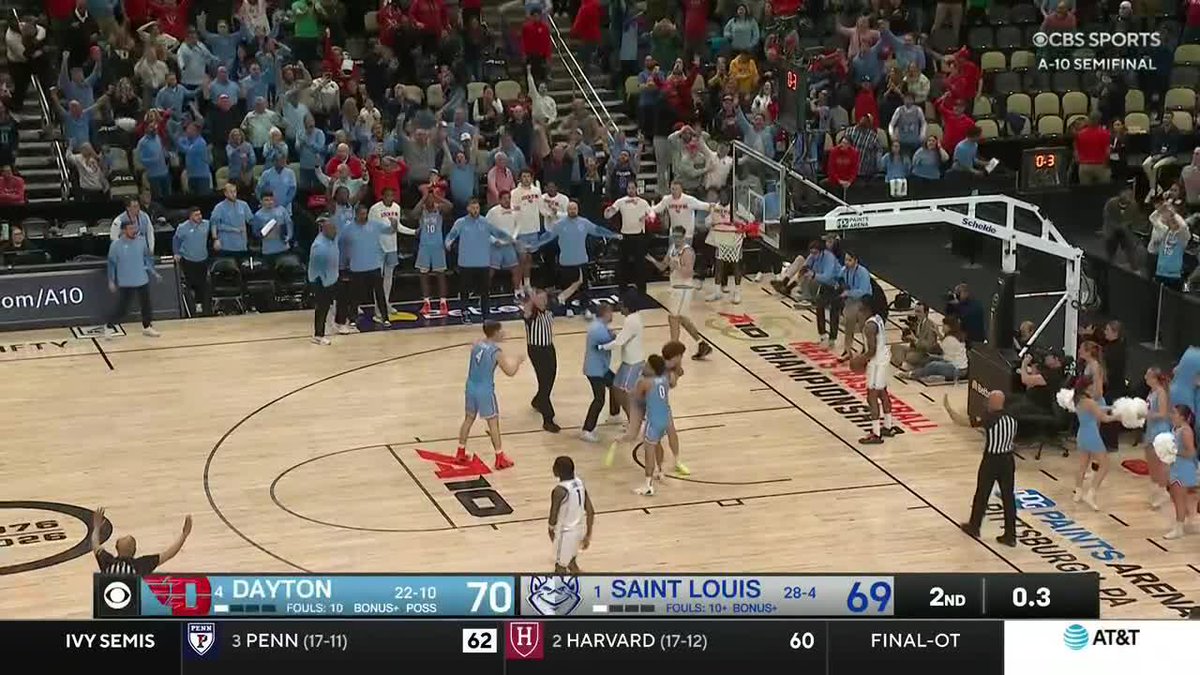 If you’re the St Louis guy taking the ball out, you have to fire it at the bench player as quickly as possible. Leave them no choice but to call a technical because a live ball hit him