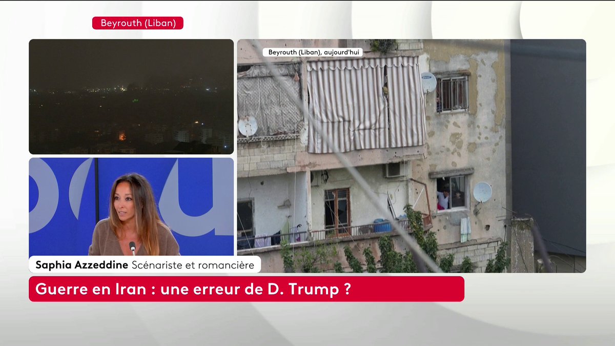 🔴 Moyen-Orient : "Le droit international n’est pas un menu à la carte : on ne peut pas l’invoquer quand ça nous arrange et l’ignorer le reste du temps", affirme Saphia Azzeddine, scénariste et romancière. #LePourEtLeContre #canal16
