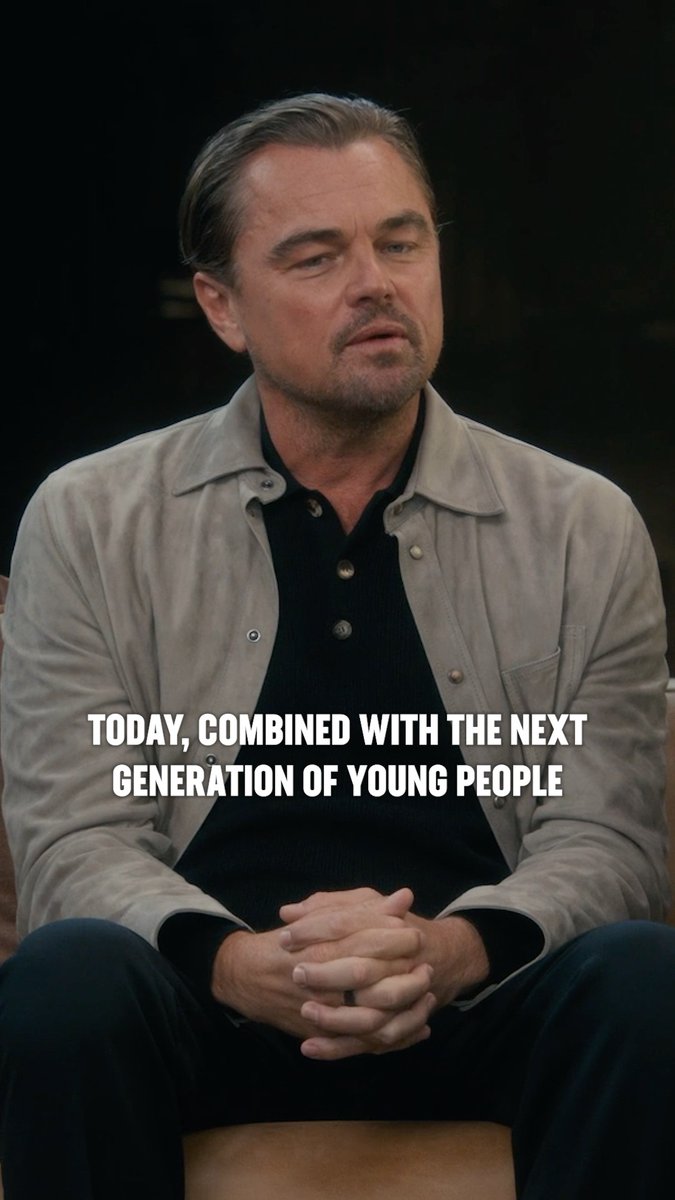 Leonardo DiCaprio discusses working with legendary director Paul Thomas Anderson on the #Oscar-nominated film #OneBattleAfterAnother.