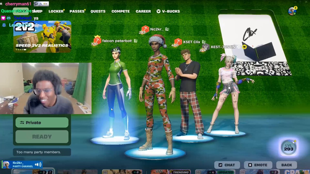 This streamer pretended to have Clix &amp; Peterbot on his stream and then felt bad about it in the end 😭
