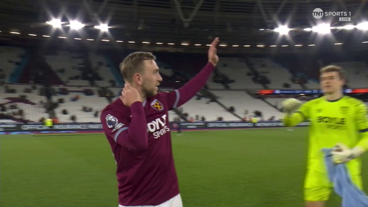 "I said before the game we would have to be perfect." Jarrod Bowen and Mads Hermansen react after the result ⚽ 🎙️ Jules Breach | 📺 TNT Sports &amp; discovery+ UK