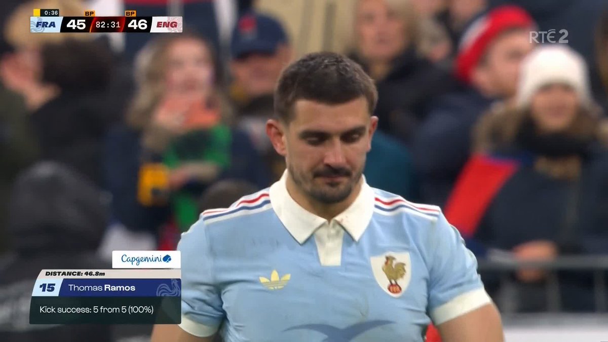 France have beaten England 48-46 to win the Six Nations Championship as Ireland finish second in the standings. Here's the final championship-deciding kick.