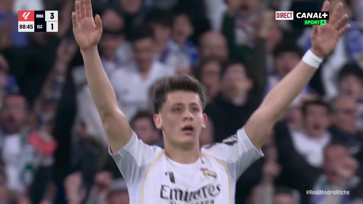 #La Liga 🇪🇸 : Mais qu’est-ce qu’il nous a inventé Arda Güler ? 😱⚽🔥 Le prodige turc fait se lever tout le Santiago Bernabéu avec ce but d’anthologie 👏⚡