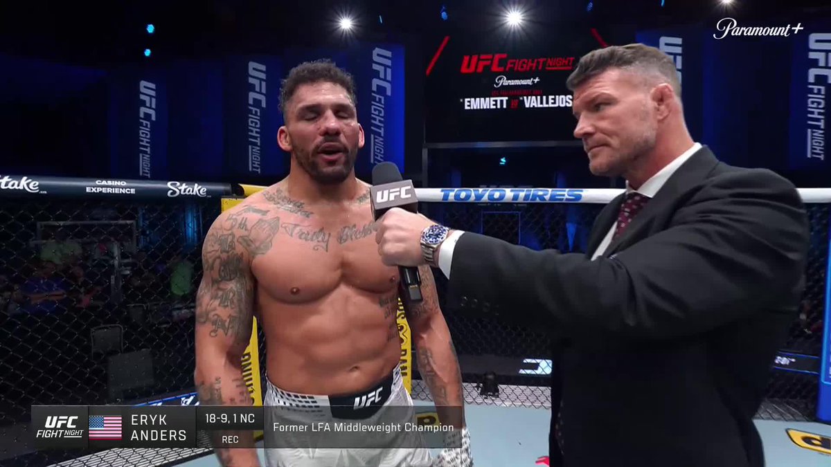 Eryk Anders takes off the gloves for the final time! What a career 👏 📺 Paramount+
