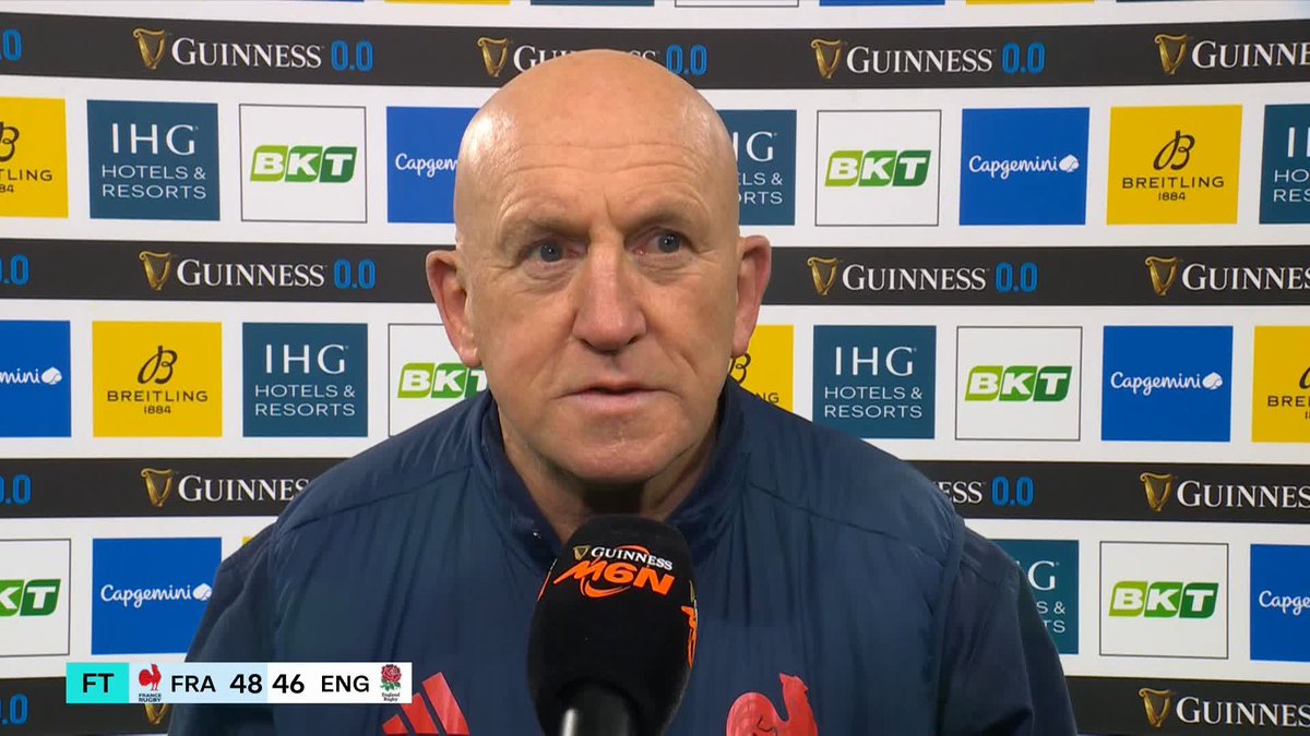 "That's my seventh one that, by the way" 😆 Shaun Edwards now boasts SEVEN Six Nations titles - four with Wales and three with France 🤯