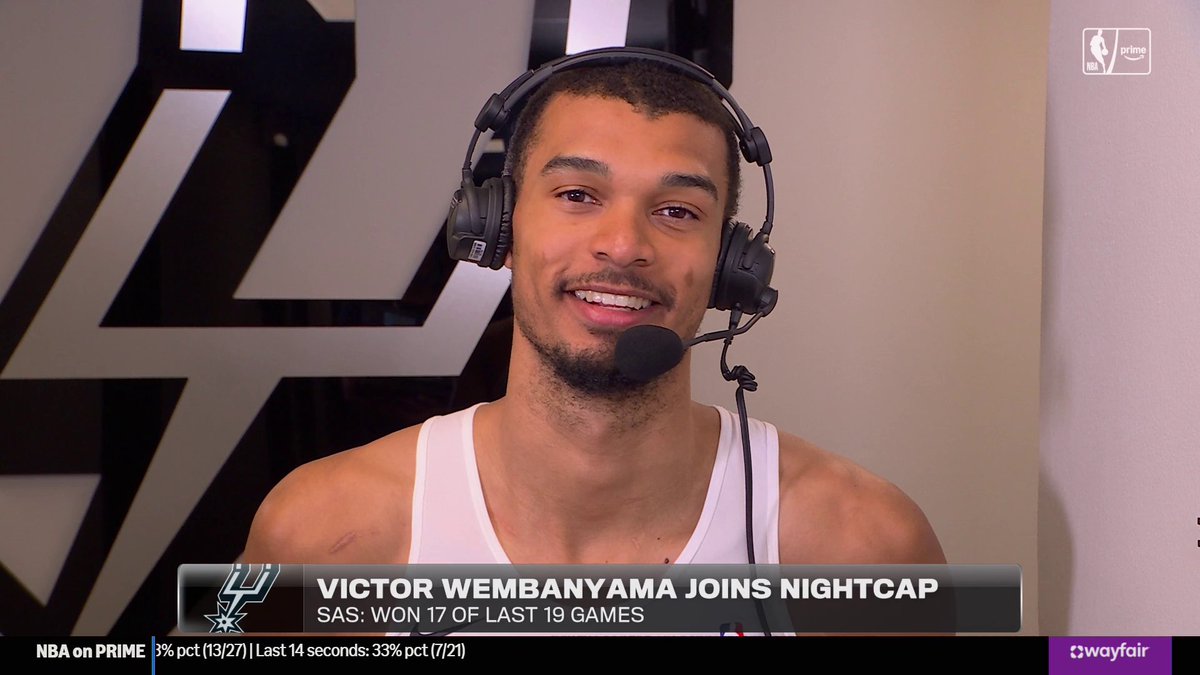 "He 100% deserved to be the #1 pick, but I'm so glad he wasn't." 🔥 Wemby is happy Stephon Castle landed with the Spurs 🙏