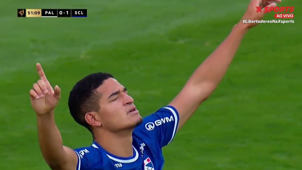 El gol de Mateo Rodríguez para la ventaja parcial de Sporting Cristal sobre Palmeiras en la última fecha de la fase de grupos de la Libertadores Sub20. Es el primer jugador del club que anota en 2 ediciones distintas del torneo (le marcó al Flamengo en 2024). Formativo Celeste