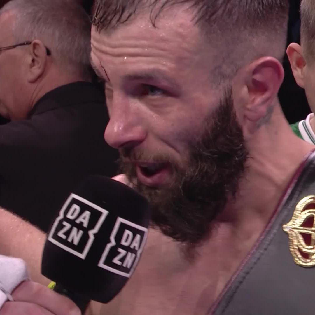 "I wanna unify the division. Navarette next!" 🇮🇪 Anto Cacace 🇮🇹 wants all the big names now... #DickensCacace | Live on DAZN now ▪️