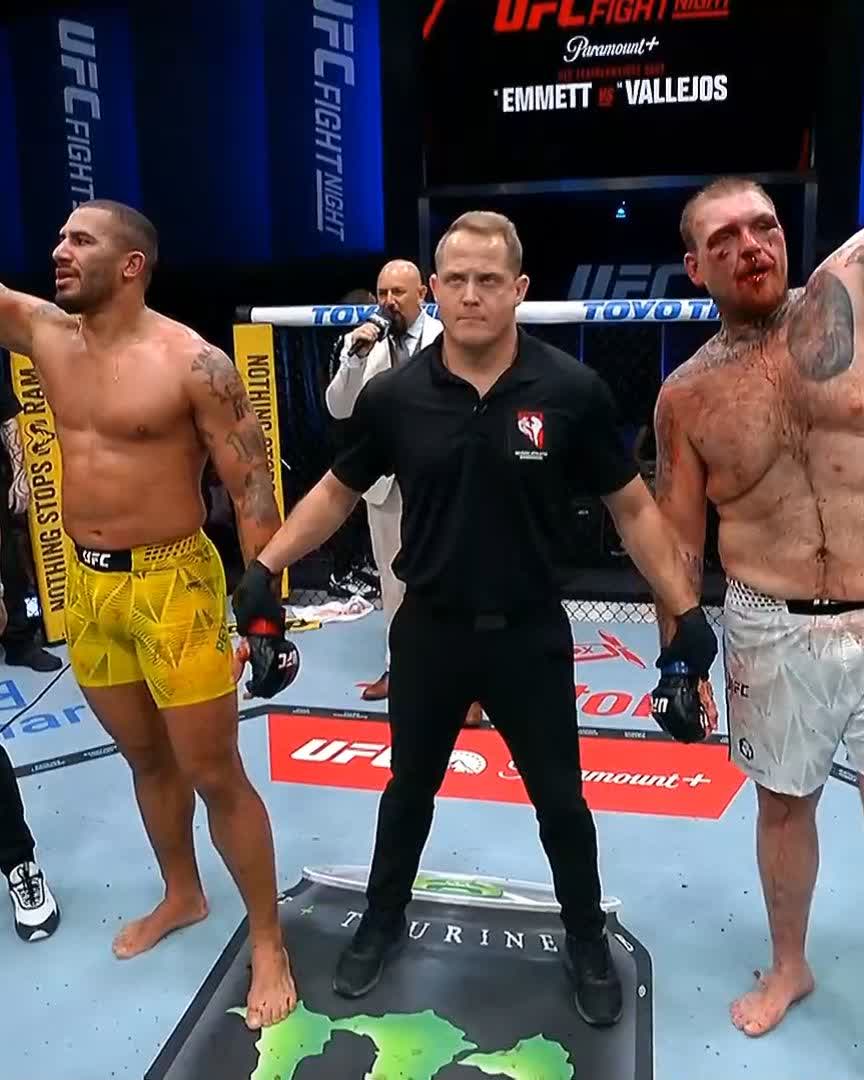 WHAT A FIGHT Vitor Petrino gets the win at #UFCVegas114 by UD! [LIVE on @ParamountPlus ]