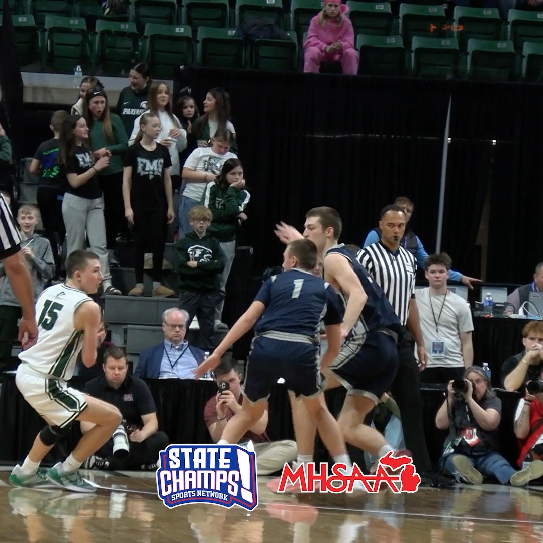 TRISTIAN COMER HAS TAKEN THE ROOF OF THE BRES The MSU football commit is making his presence felt on the hardwood! Watch the game live on the NFHS Network MHSAA
