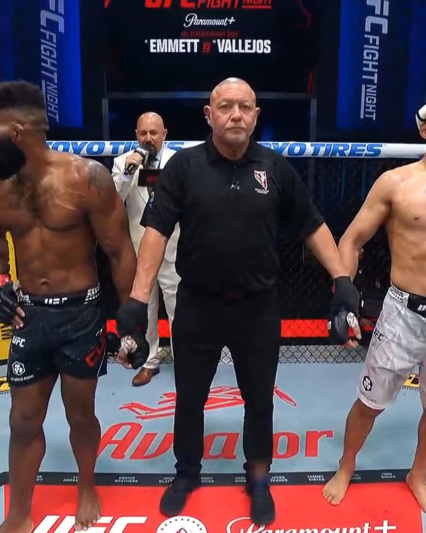 Myktybek Orolbai continues his winning streak with a UD win at #UFCVegas114 [ LIVE on @ParamountPlus ]