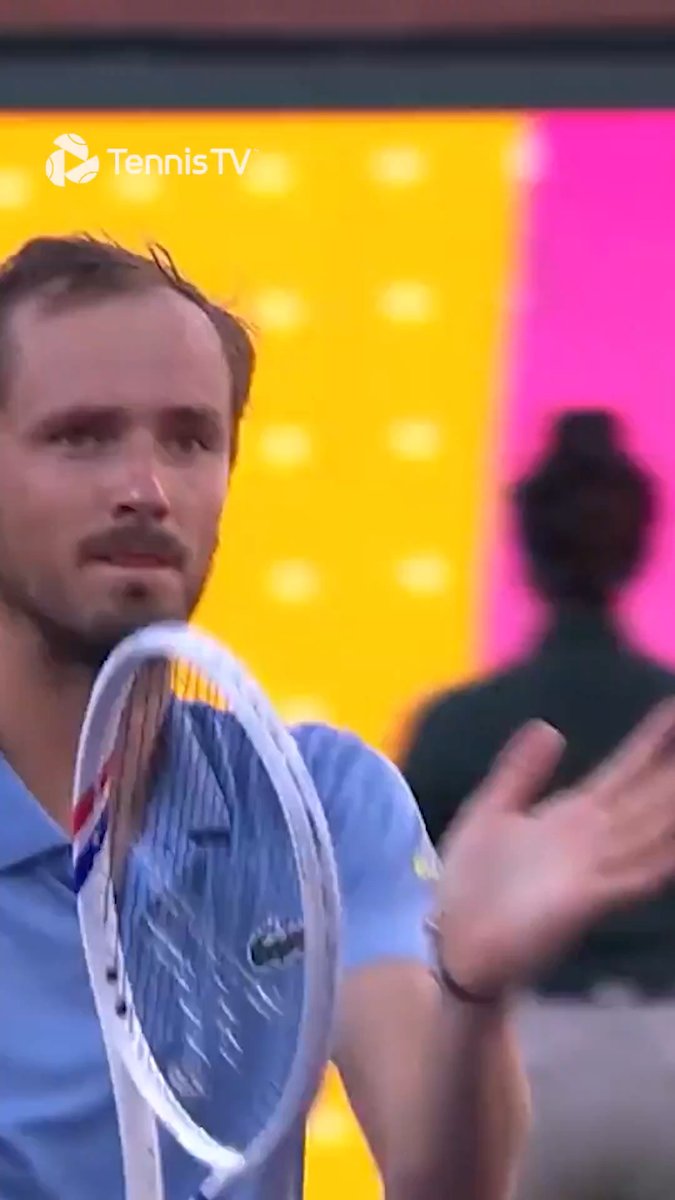 A chart-topping performance 💎 Daniil Medvedev is into his 11th Masters 1000 final after a scintillating 6-3, 7-6(3) win over Alcaraz! BNP Paribas Open | #TennisParadise