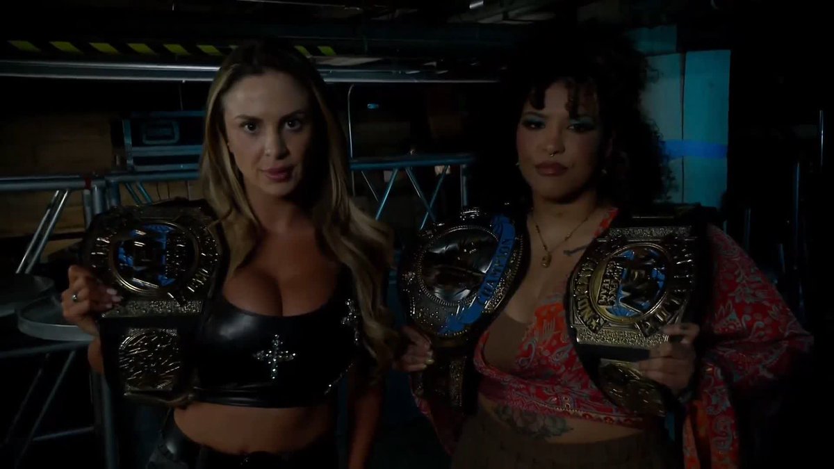 Pressure is high, but the #AEW Women’s World Tag Team Champions Babes of Wrath step into #AEWRevolution TOMORROW NIGHT ready! Watch #AEWCollision on TNT &amp; HBO Max