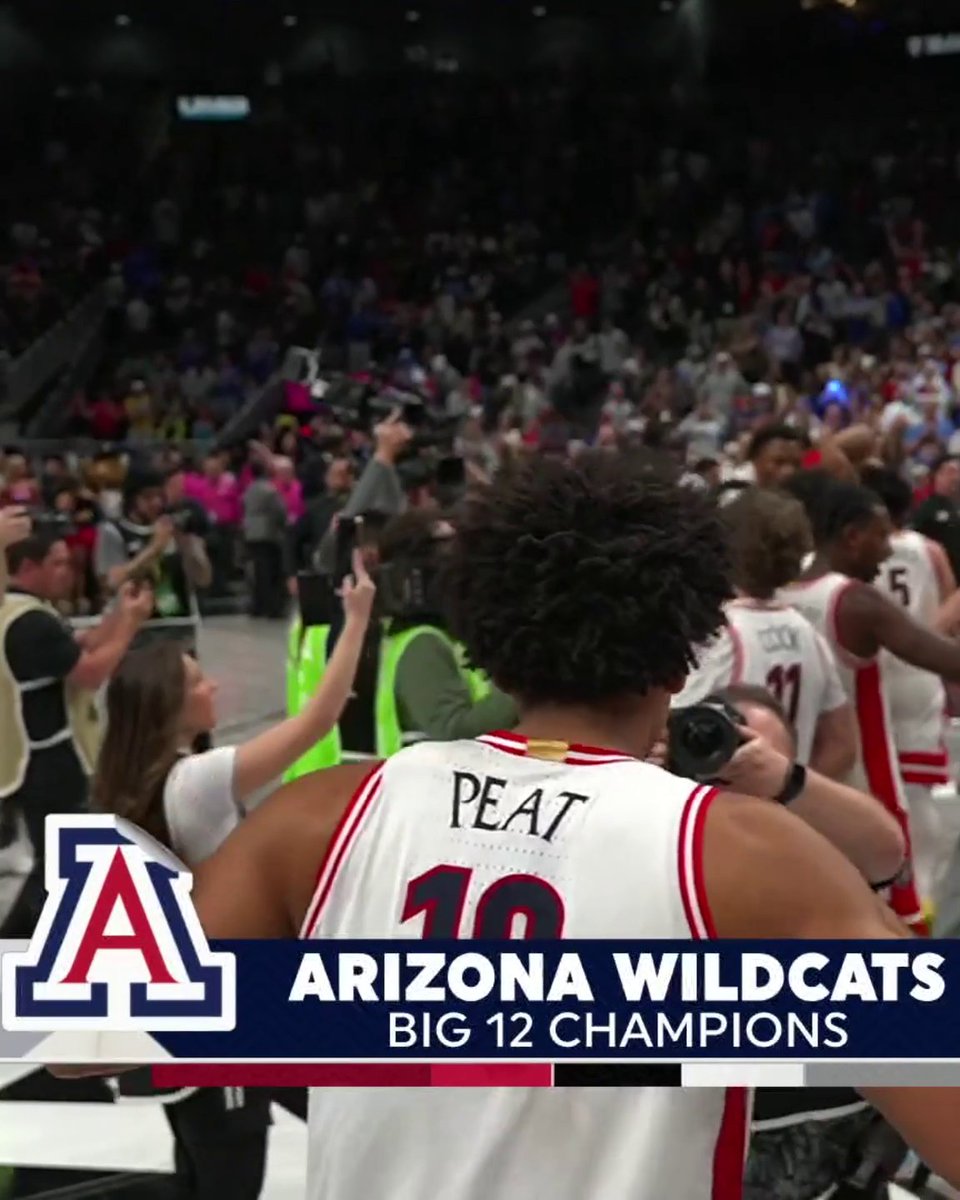 ARIZONA BEATS HOUSTON TO WIN ITS FIRST BIG 12 TITLE SINCE JOINING THE CONFERENCE 🔥