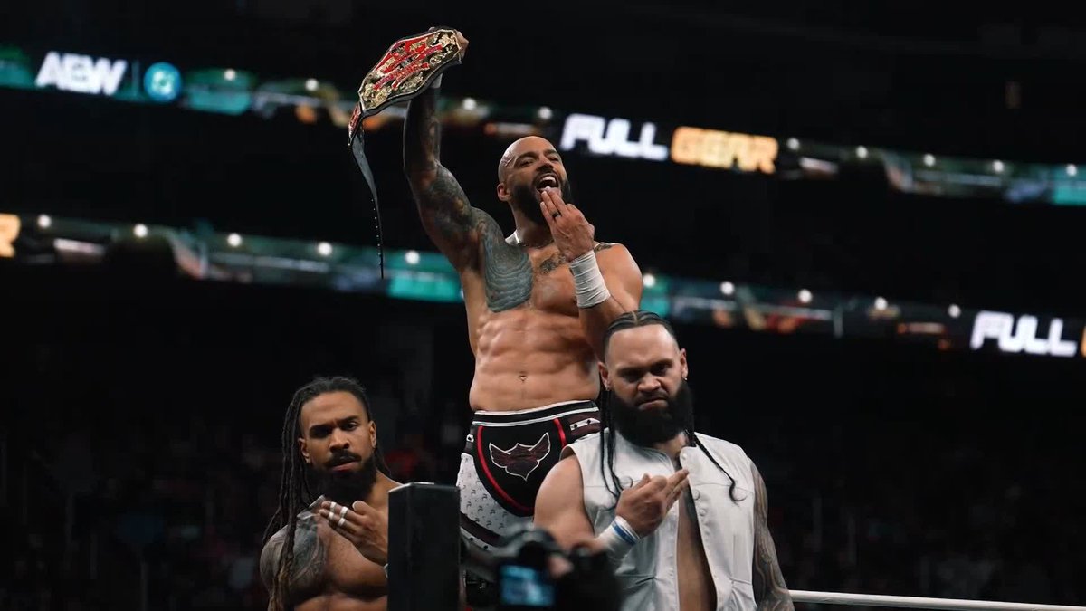 21 men step in. One walks out with gold. TOMORROW NIGHT! It's the 21-Man Blackjack Battle Royale for the #AEW National Championship at #AEWRevolution Zero Hour! Watch #AEWCollision on TNT &amp; HBO Max