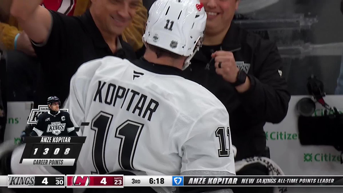ANŽE KOPITAR IS THE LA KINGS ALL-TIME SCORING LEADER!!!!!!!