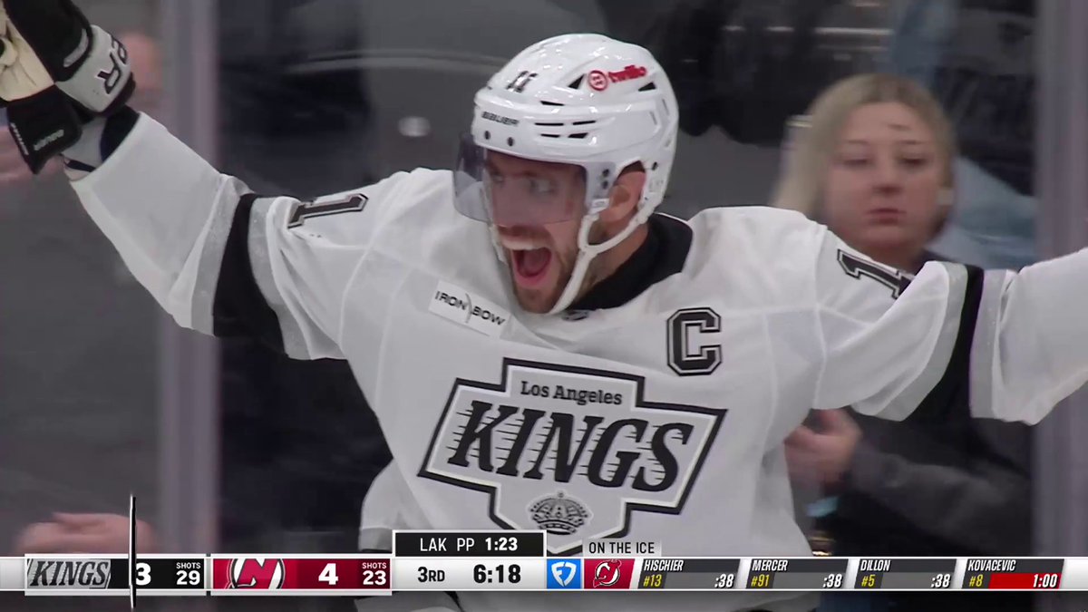 A HISTORIC GOAL FOR ANZE KOPITAR 🤴