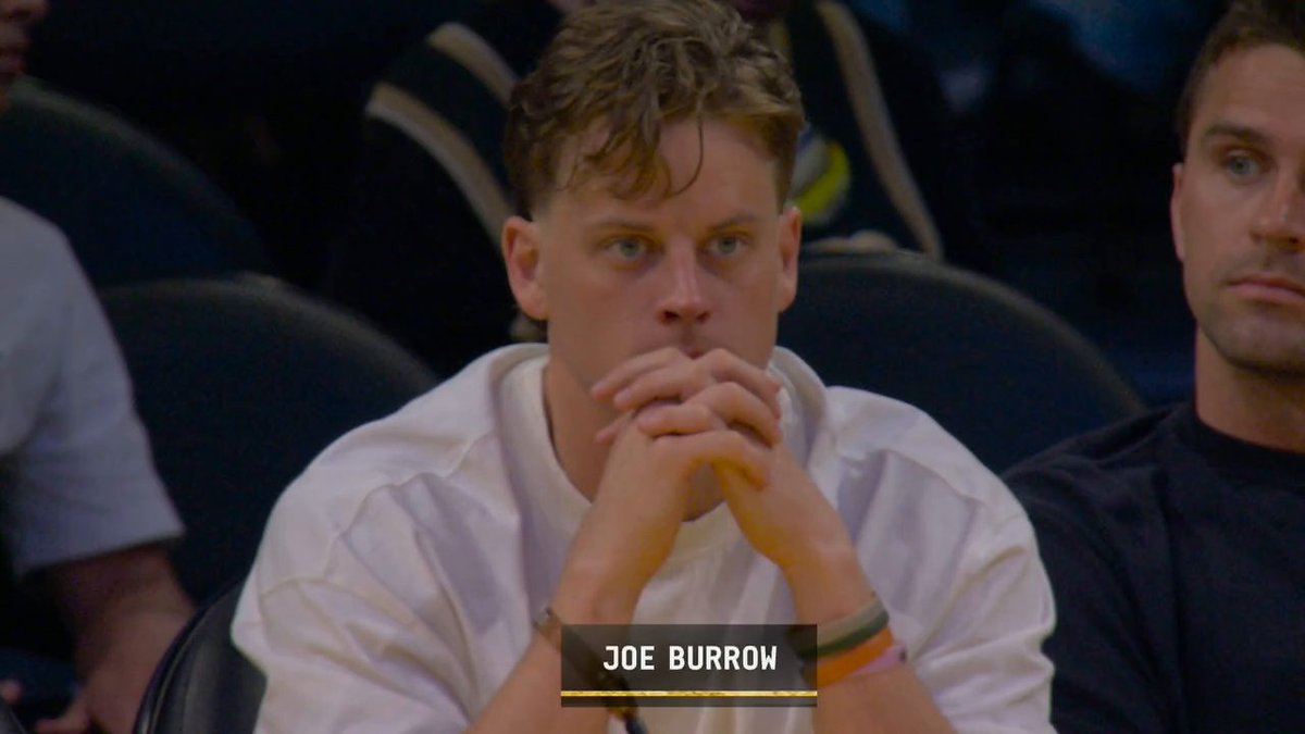 Joe Burrow, Jason Sudeikis and Eddie Murphy in the building for Nuggets-Lakers 🤩