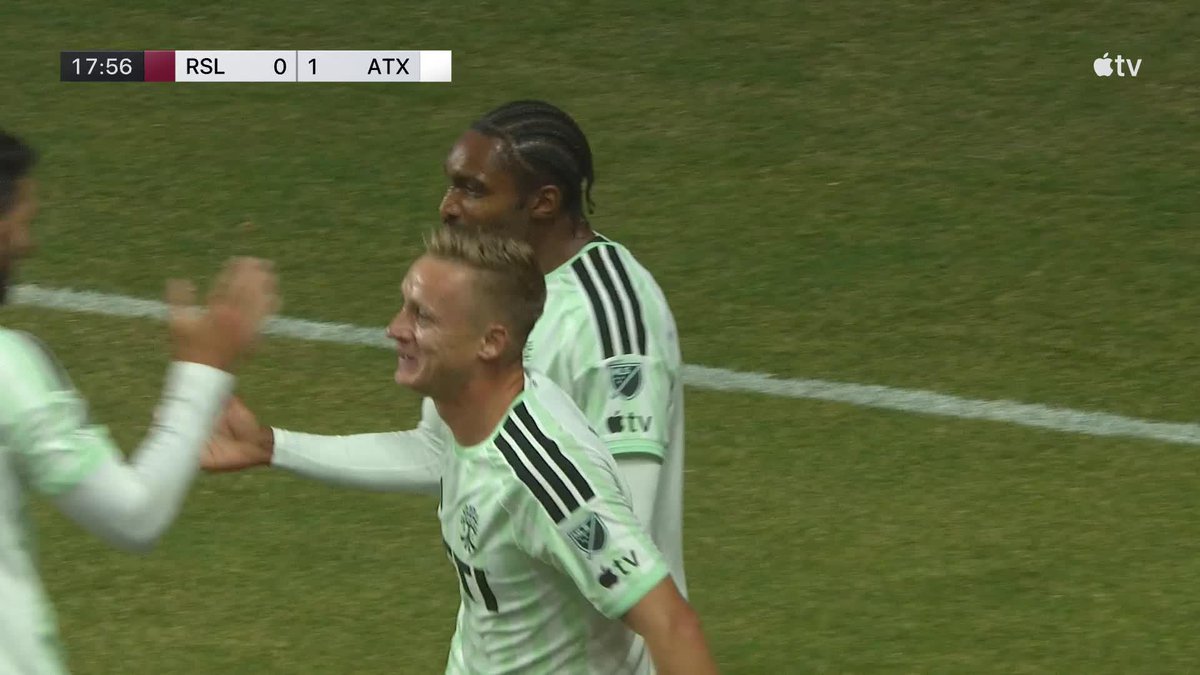 Jon Bell rises up to tally his first for Austin FC! ⏫ Apple TV: