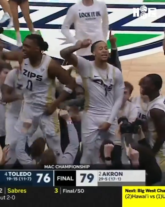 A MOMENT EVERY ATHLETE DREAMS OF 🤯 SHAMMAH SCOTT FOR THE MAC CHAMPIONSHIP TITLE AND SEND THE ZIPS DANCING🥶